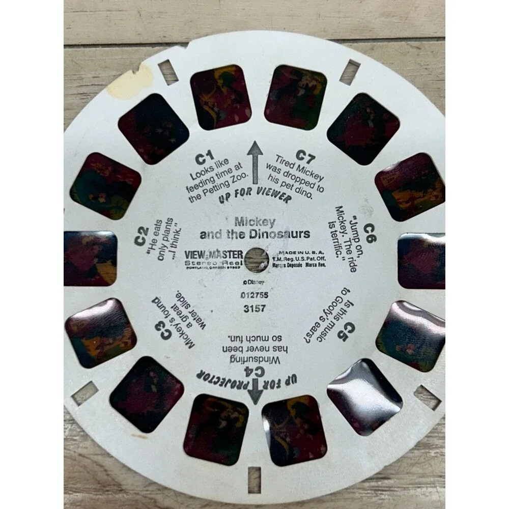 Vtg 1960s Sawyer View-Master 3D Color Slide Stereoscopic With 9 Reels Lot